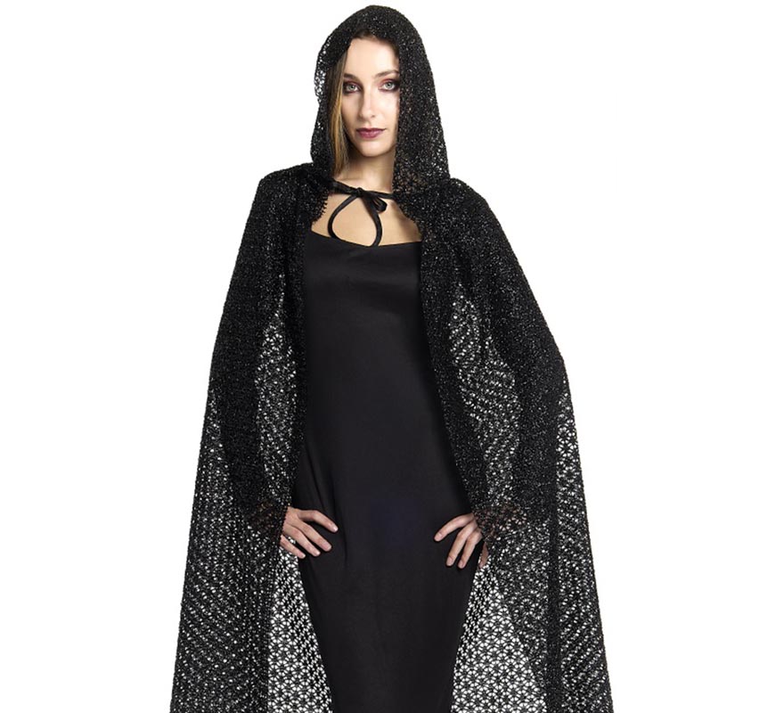 Capa com capuz vazada de 120 cm Capa com capuz vazada de 120 cm