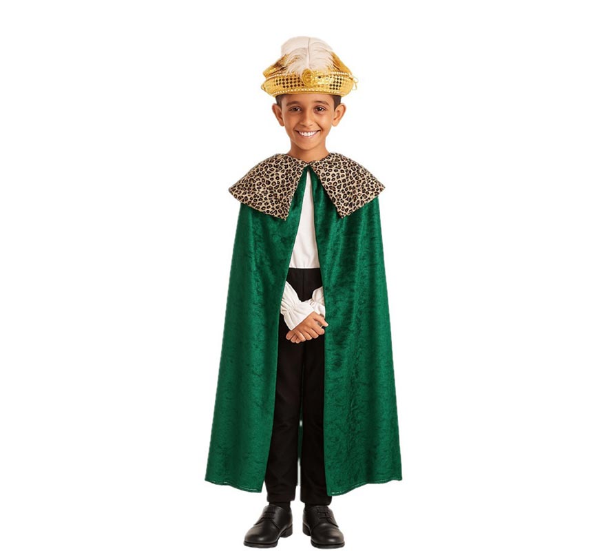 Capa de Rey Mago Baltasar Infantil