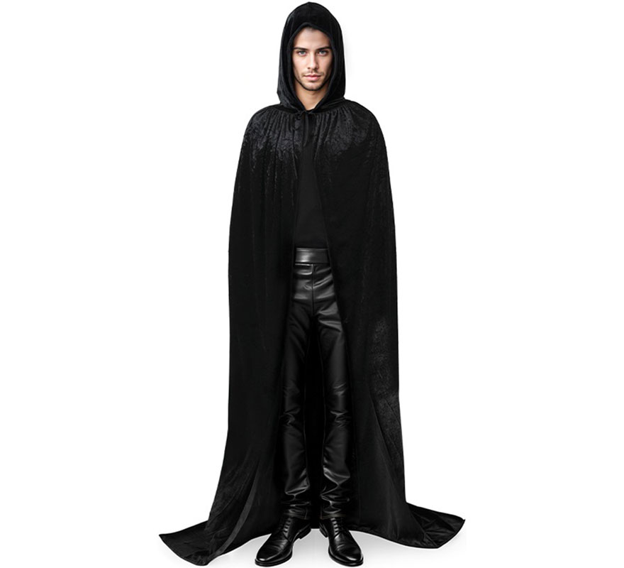 200cm Hooded Velvet Cape