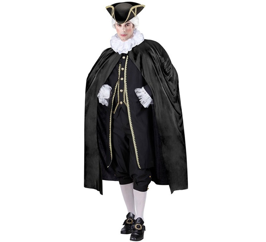 Capa elegante preta de 120 cm para adultos Capa elegante preta de 120 cm para adultos