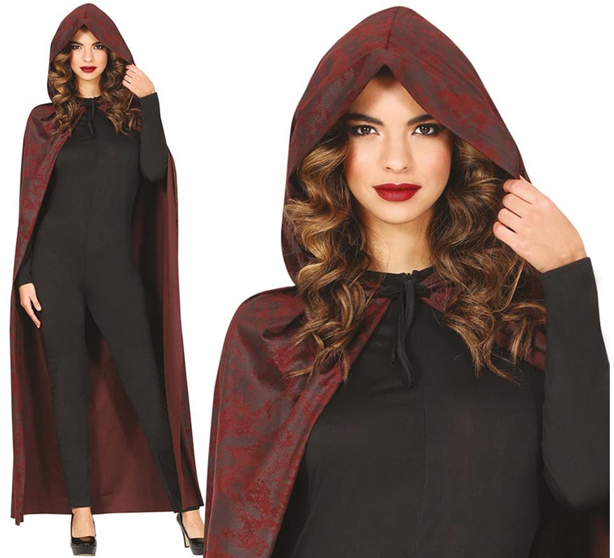 Brown Cape with Hood 120 cm