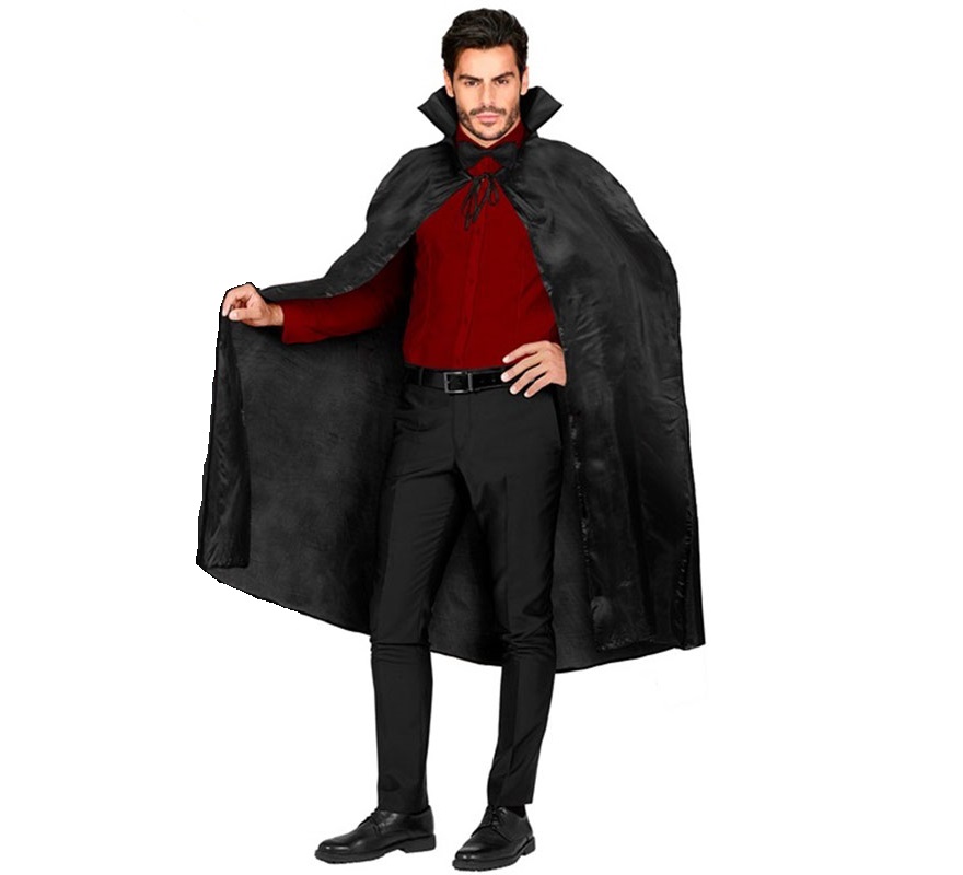130cm black cape for adults