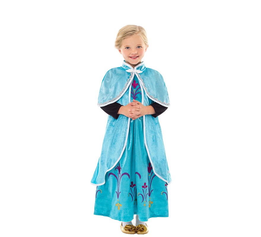 Capa o Abrigo de Princesa del Hielo para niña