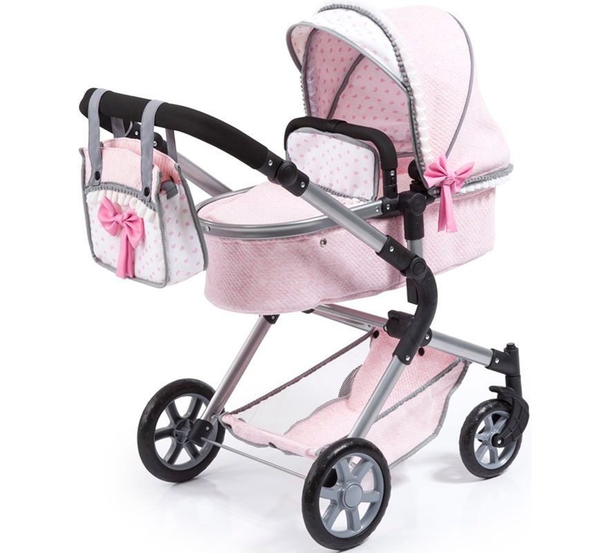 Carro de Muñecas Combi Tendencia rosa