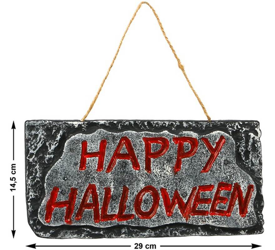 Decorative poster Happy Halloween 29X14 cm