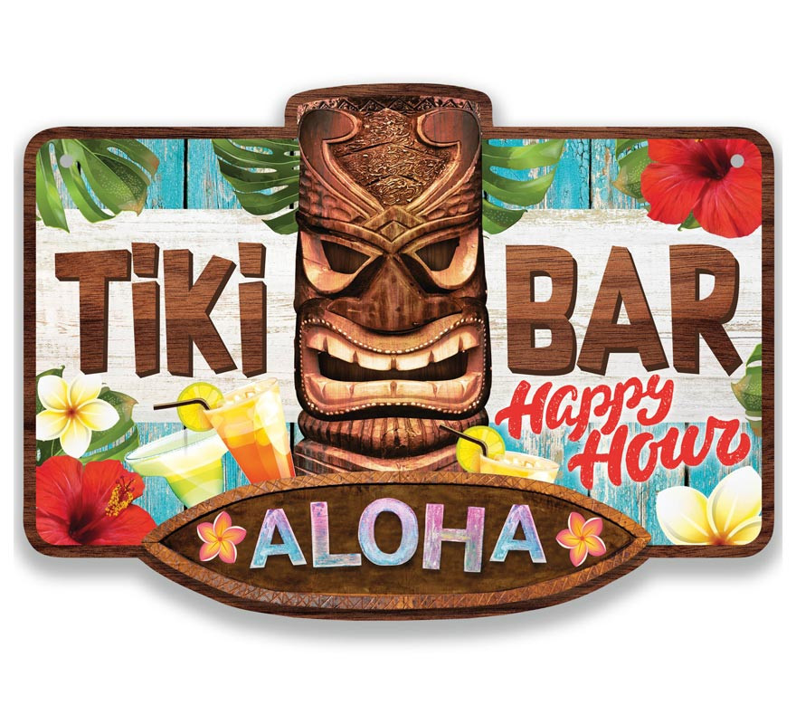 Tiki Bar Aloha Poster 25x35 cm