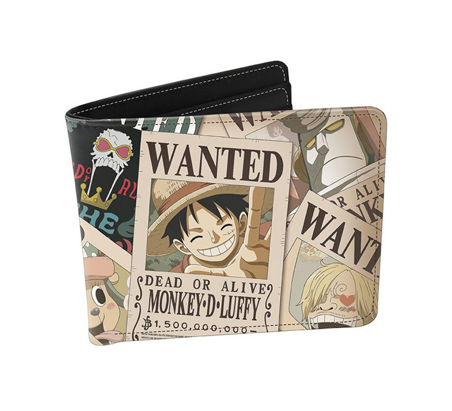 One Piece Wanted Characters Wallet