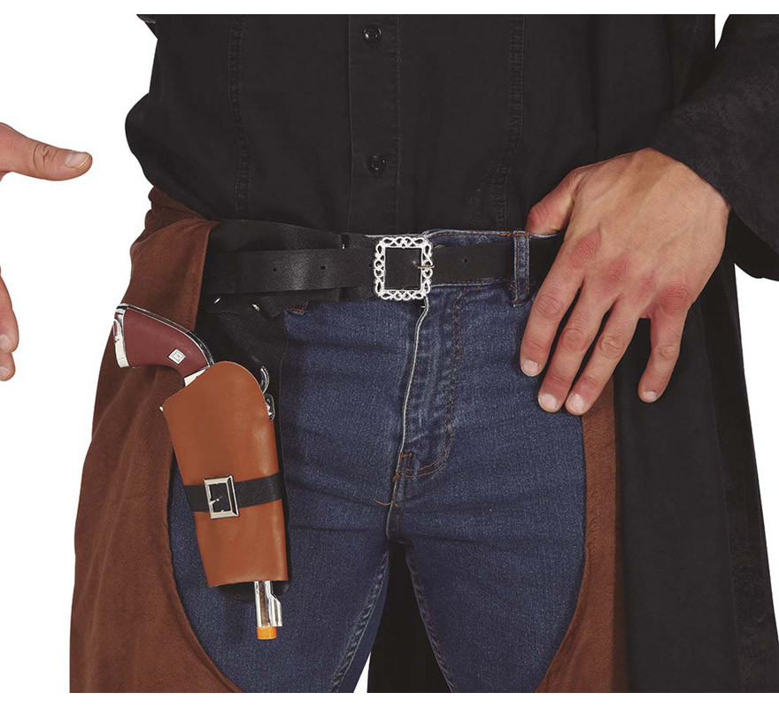 Pistola de vaquero con cartuchera: Accesorios,y disfraces originales  baratos - Vegaoo