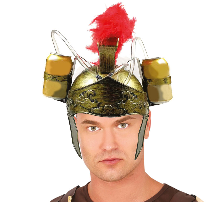 Capacete Gladiador com Porta Cerveja