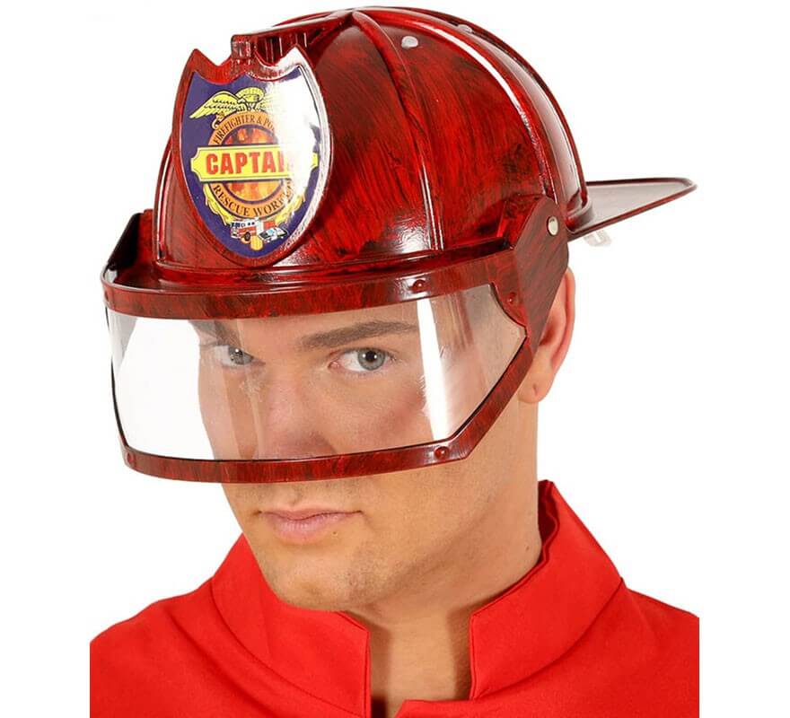 Casco Bombero Fireman para adulto
