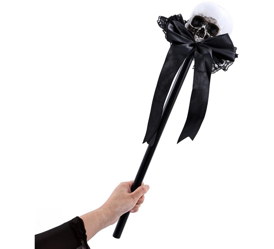 Skull Scepter with Bow