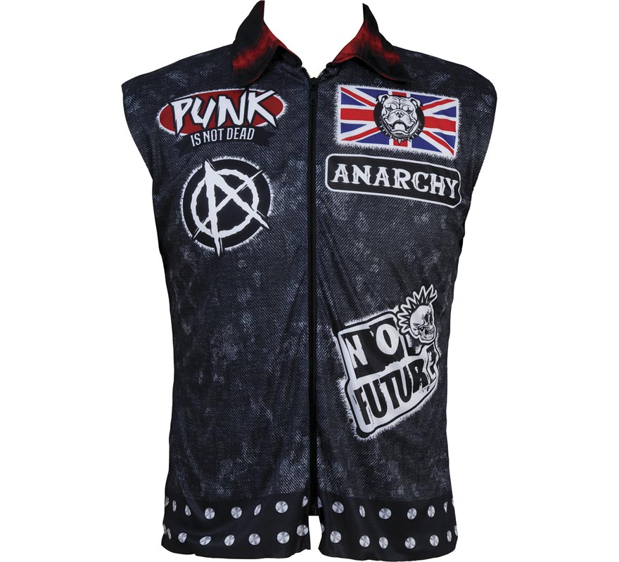 Chaleco Anarchy Punk para hombre