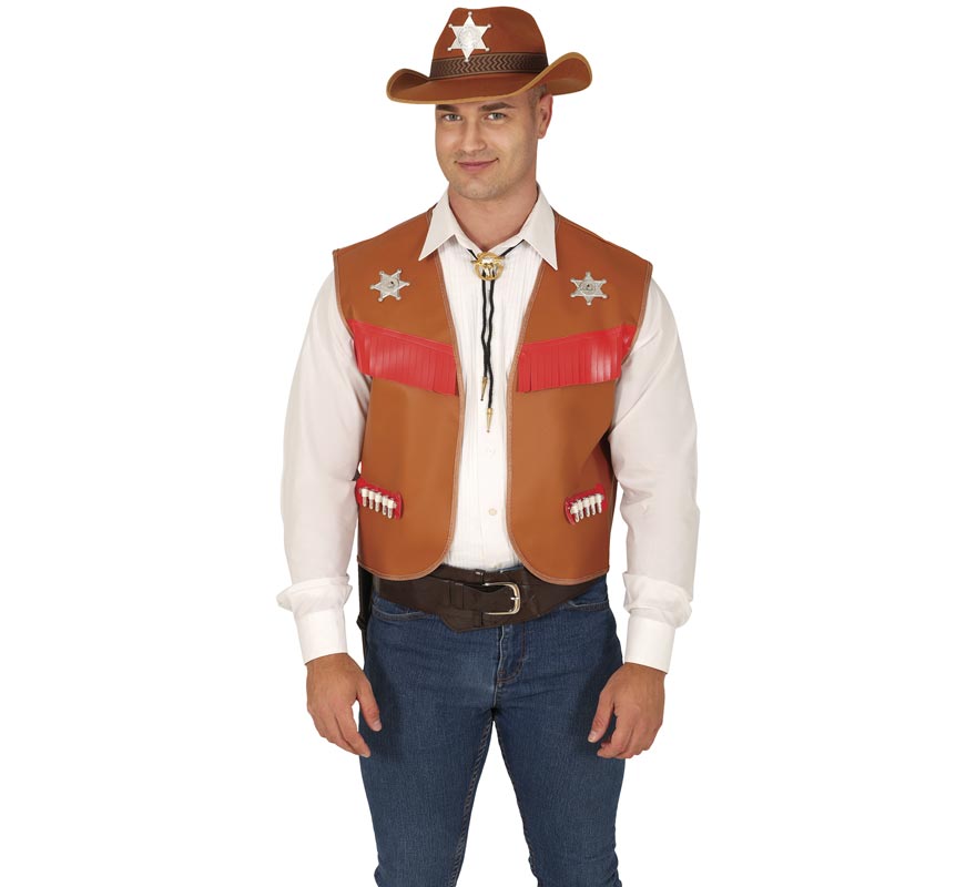2 coletes de cowboy variados para adultos