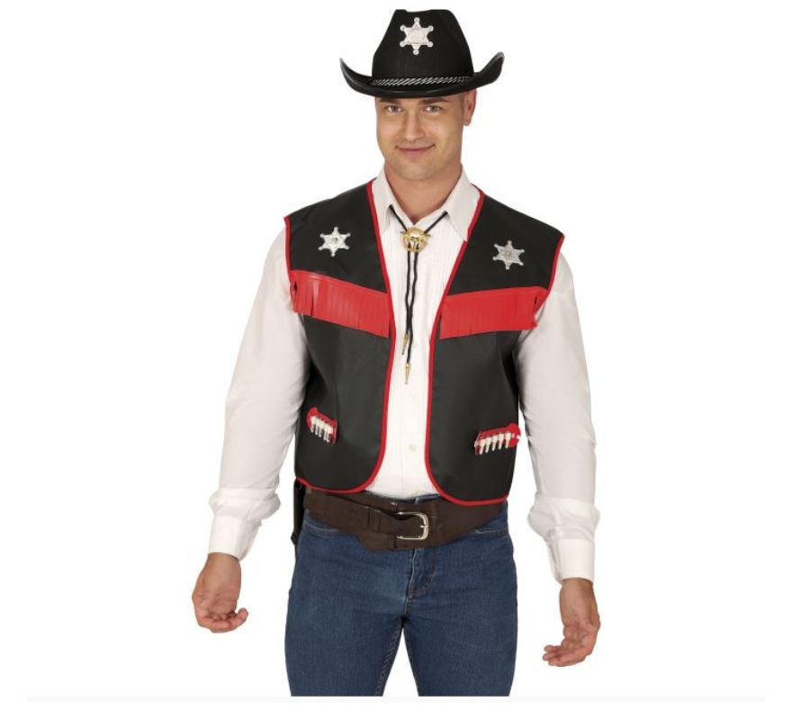 2 coletes de cowboy variados para adultos