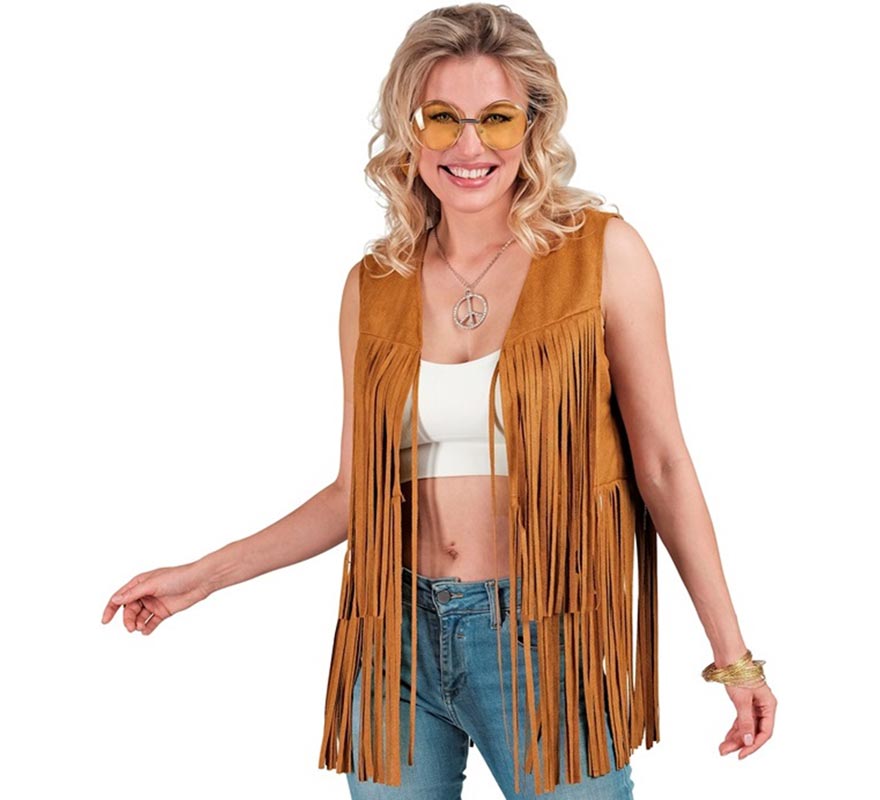 Brown Hippie Vest for Women