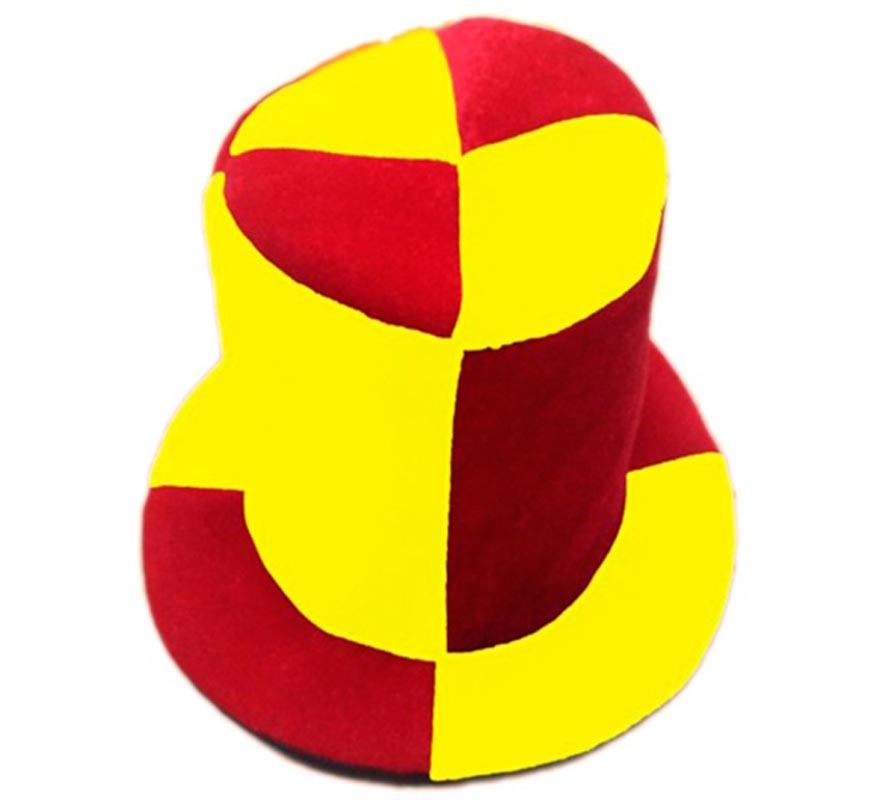 Top hat with the colours of Spain