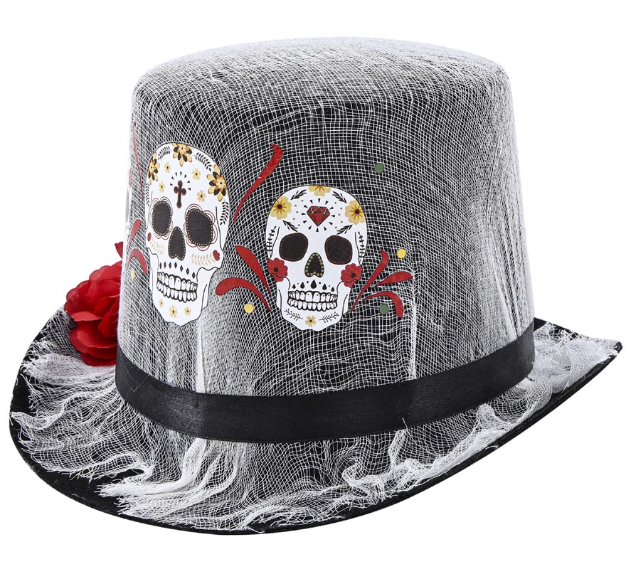 Day of the Dead Top Hat