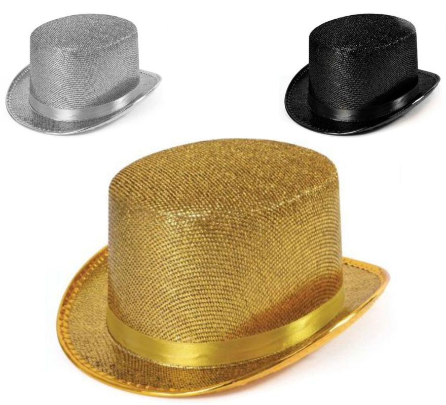 Lamé Top Hat in assorted colours