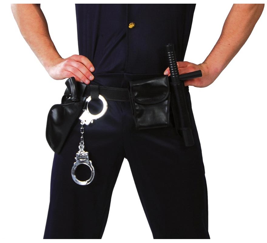 Police belt with accessories