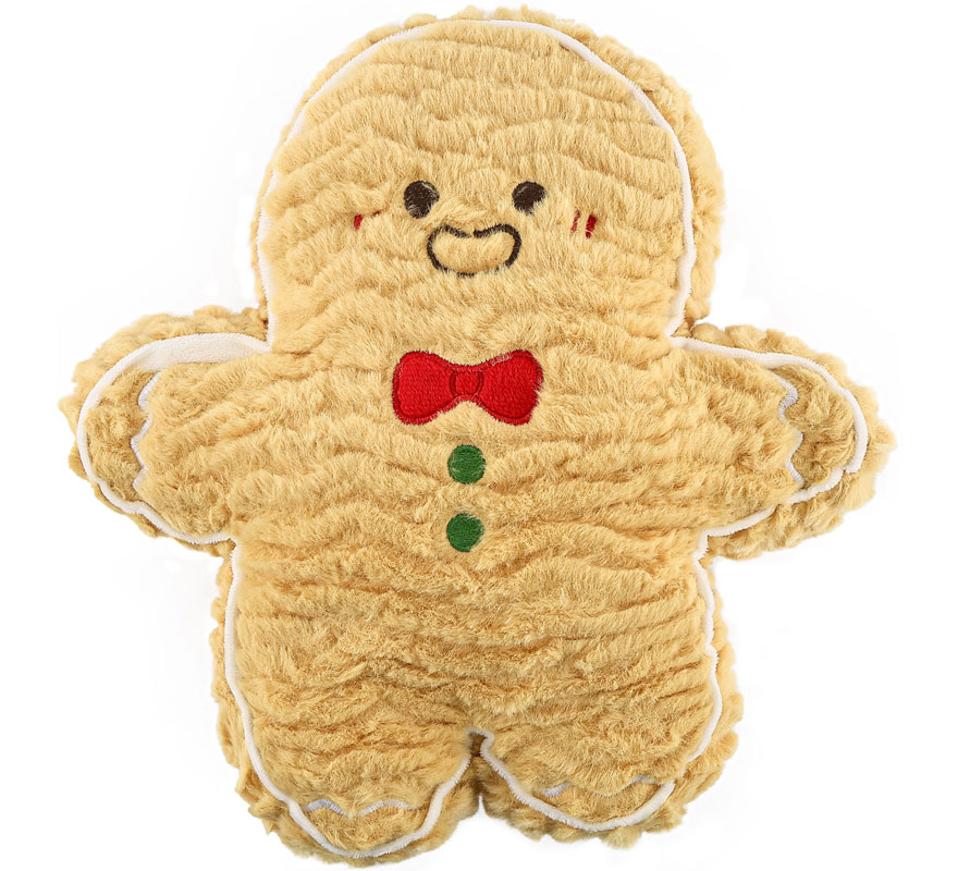 Cojín Peluche Galleta de Jengibre de 30 cm