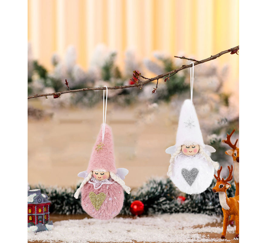 Colgante Bola Ángel surtidos de 12 cm