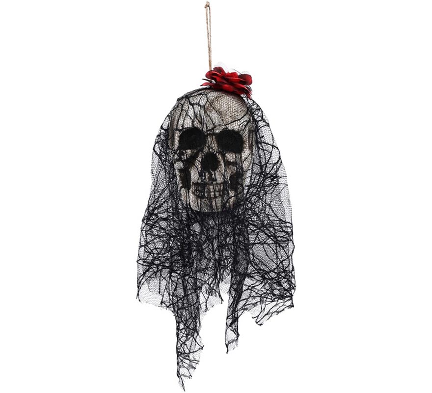 Skull Pendant with Veil Skull Pendant with Veil