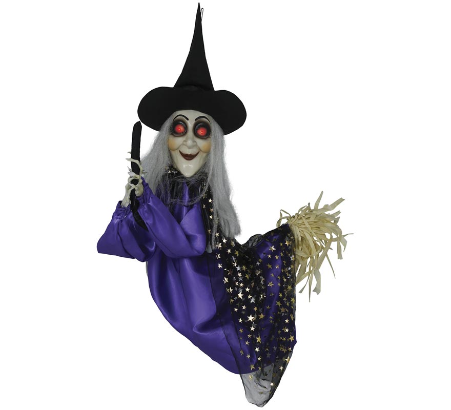 75cm Witch Pendant with Sound and Motion Light