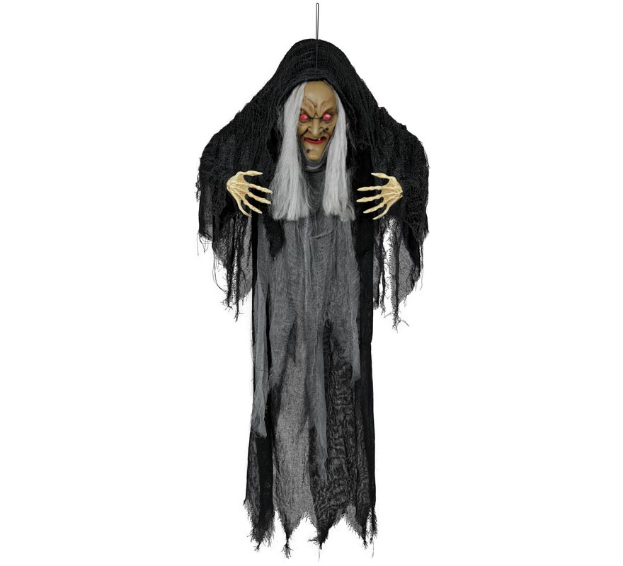 Witch Pendant with Light, Sound and Movement 120 cm