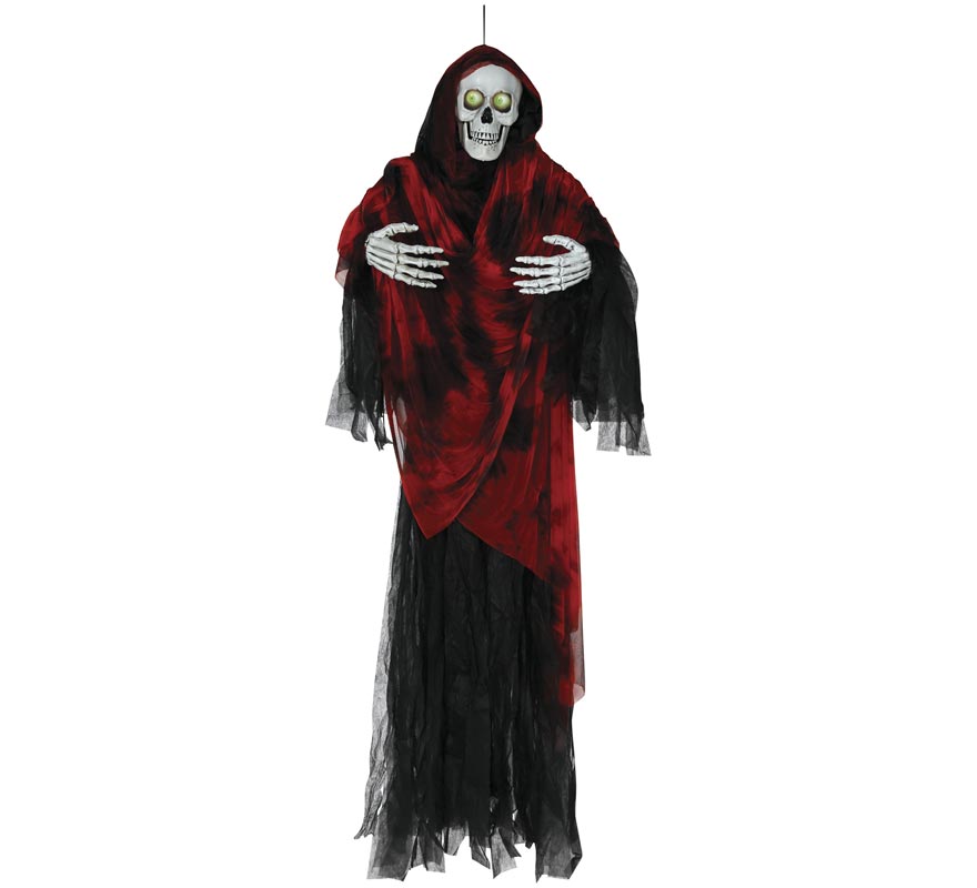 Skeleton Pendant with Moving Light-Up Eyes 170cm
