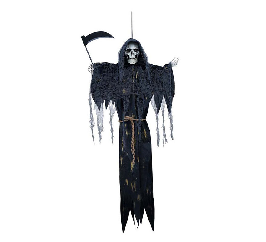 Death Skeleton Pendant with Light 120 cm