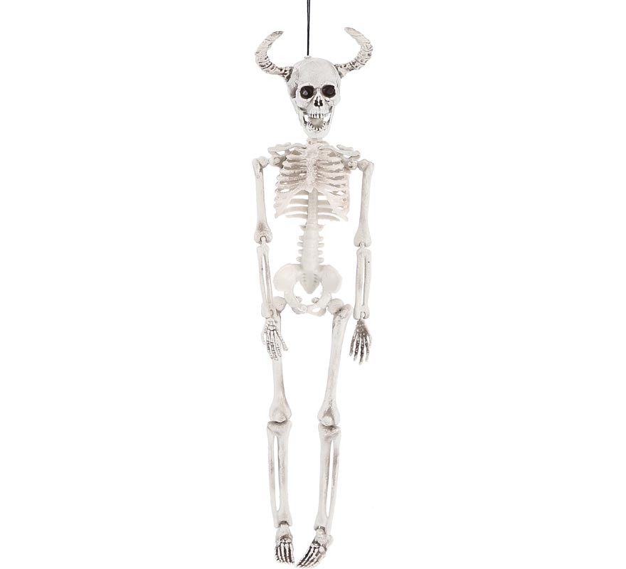 43cm Horned Skeleton Pendant