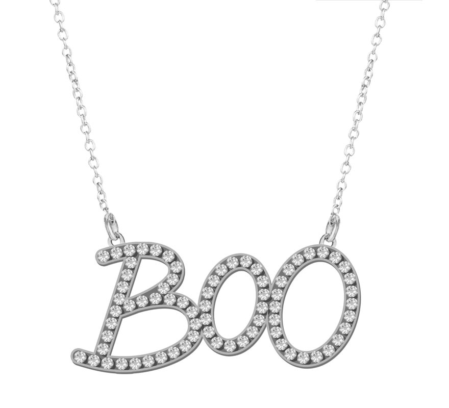 5.5cm Boo Metal Necklace
