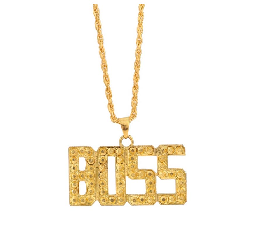 Boss golden necklace