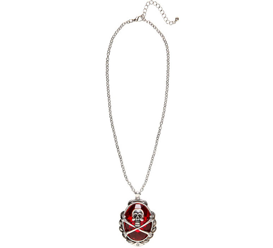Skull Gem Pendant Necklace