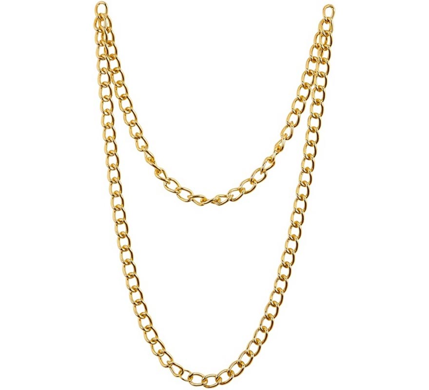 120cm Gold Rapper Necklace