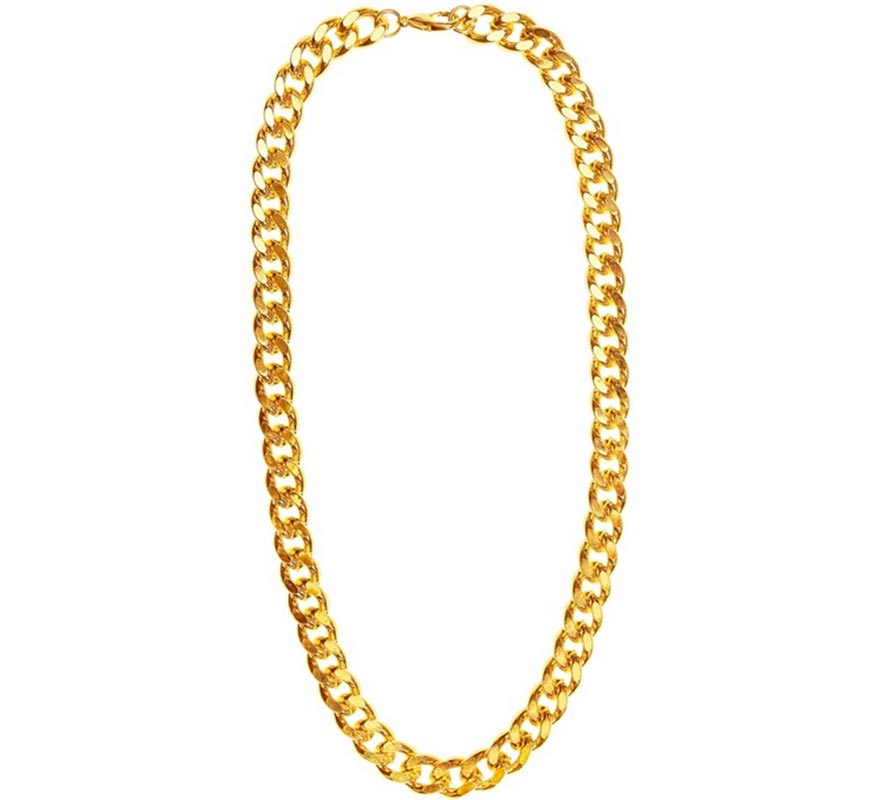 60cm Gold Rapper Necklace