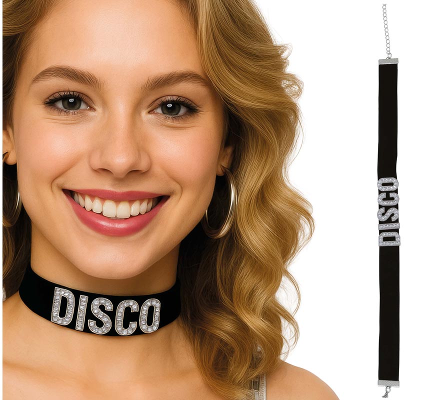 Collar Disco negro