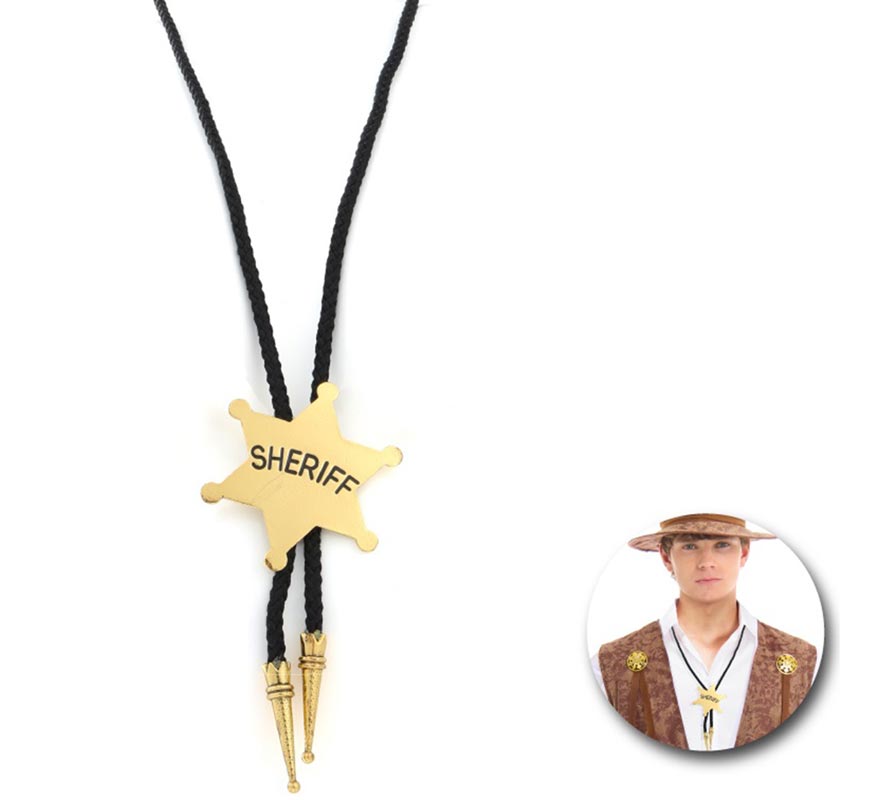 Collar Estrella Sheriff dorado