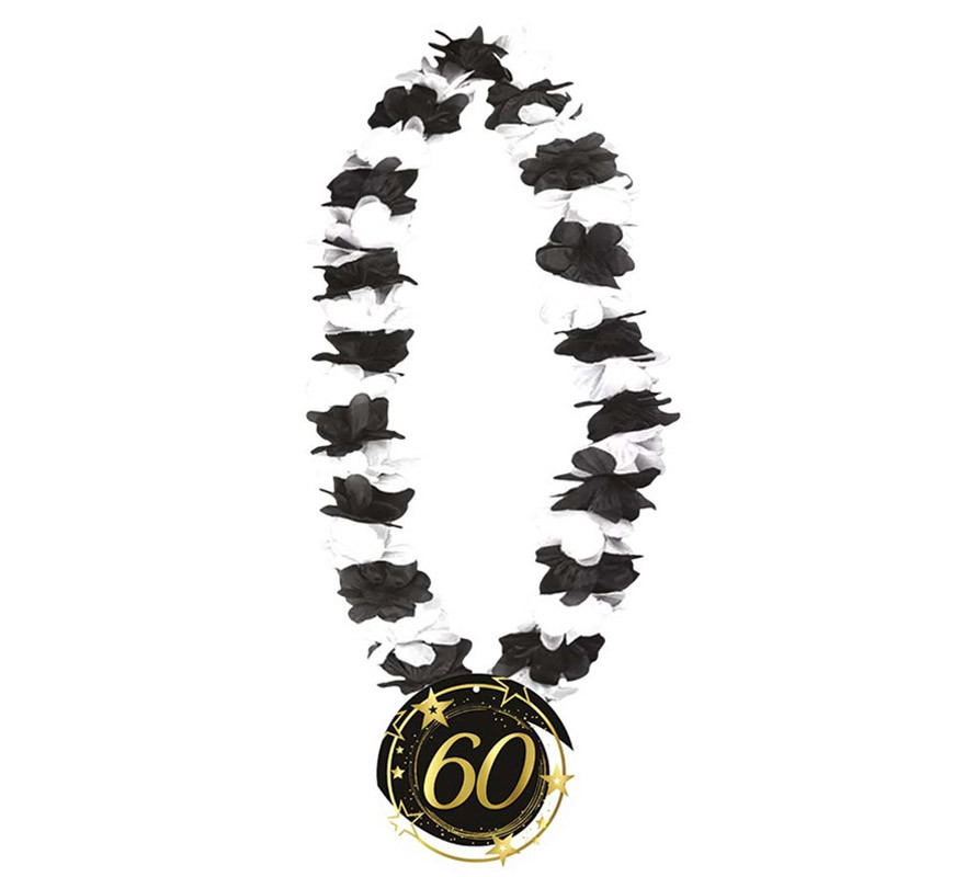 Black and White 60 Years Necklace