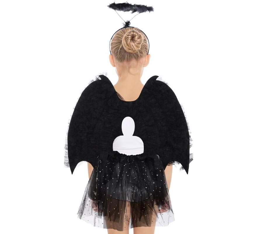 Black Angel Set: Halo, Wings and Tutu