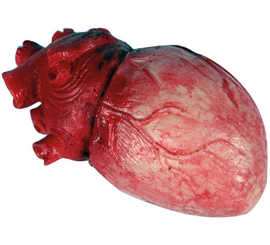 Latex Heart 8x14 cm