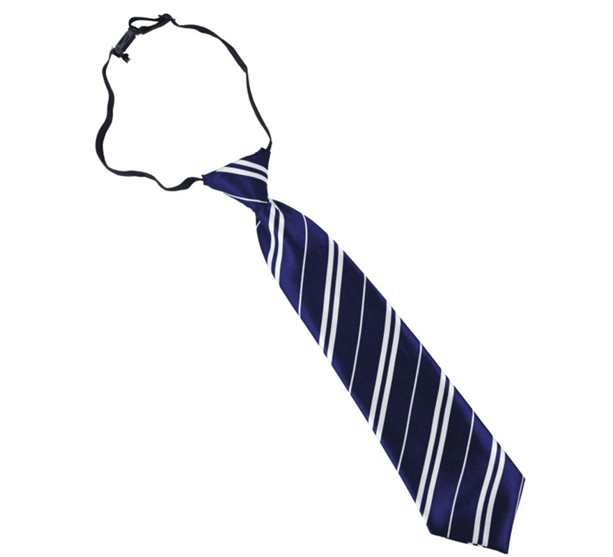 Striped School Tie in various colors of 37 cm