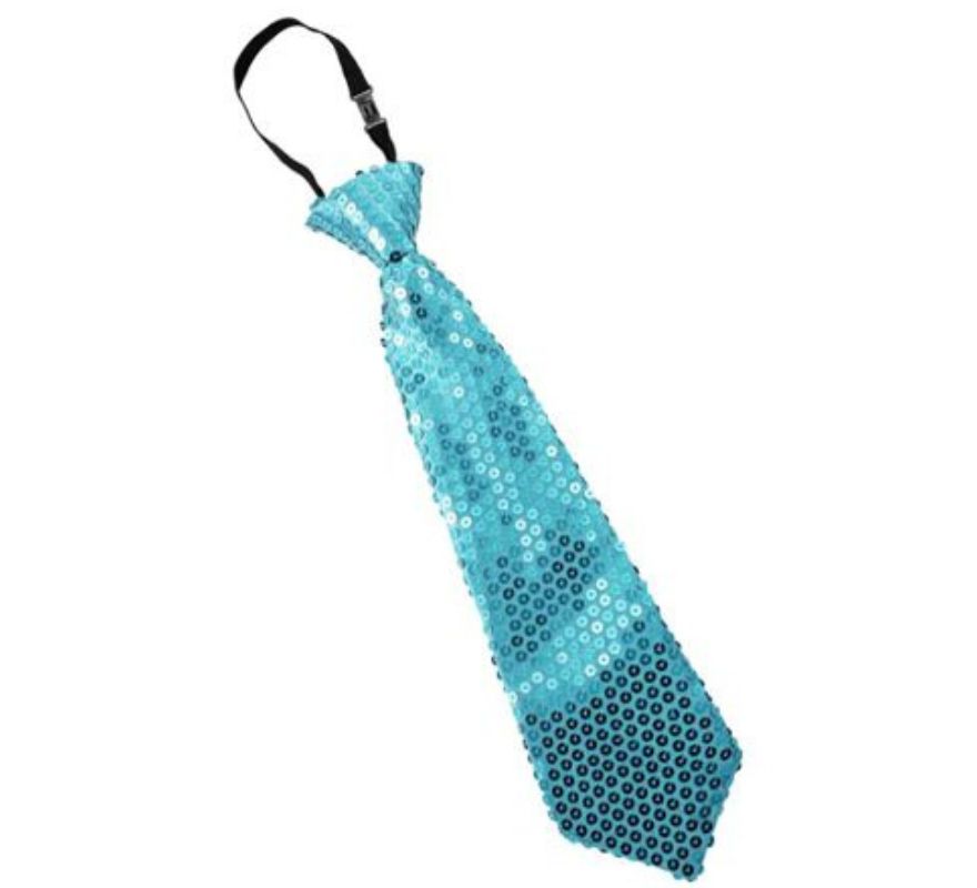 31 cm Sequin Tie in various colors