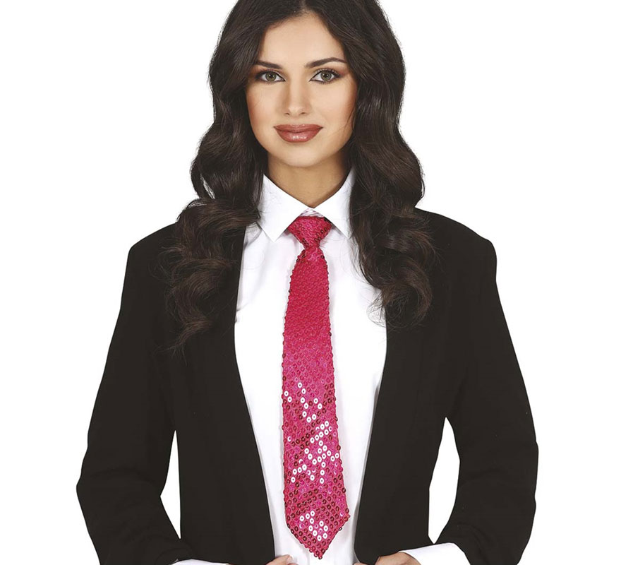 Sequin Tie in various colors of 35 cm