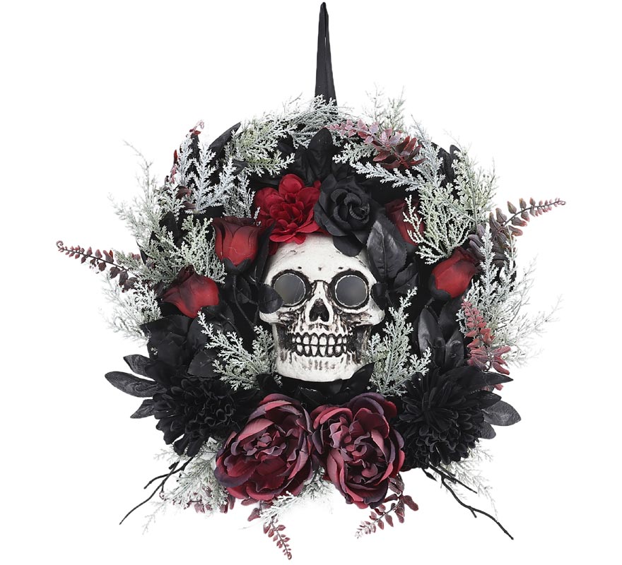 Halloween Skull Crown with Light and Sound