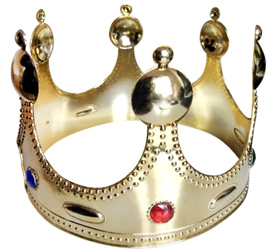 Corona de Rey Mago o Medieval Dorada