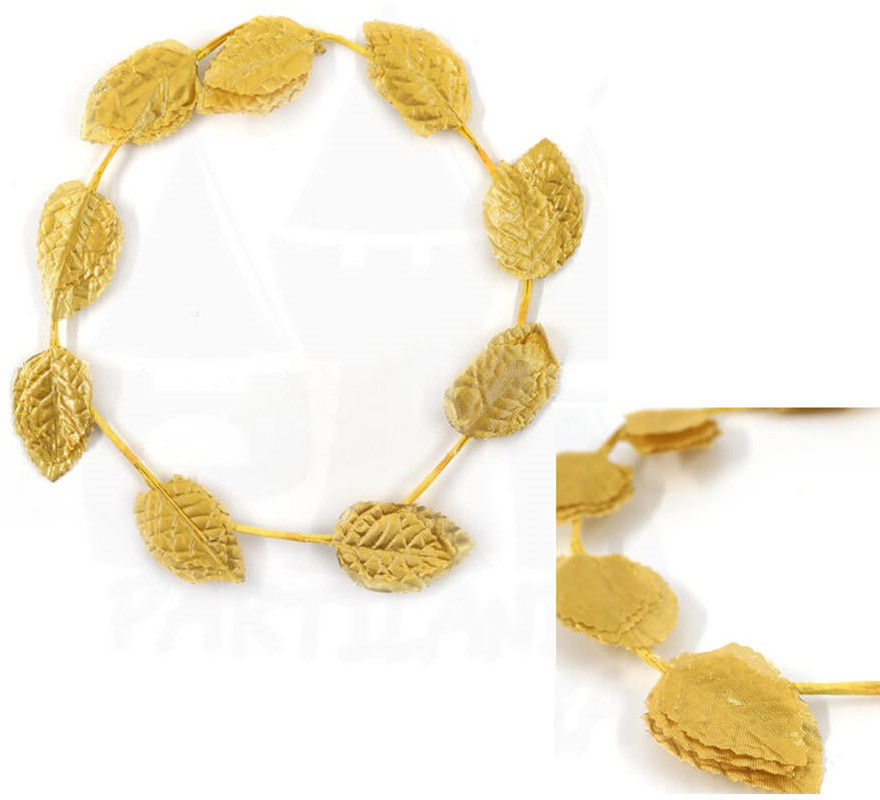 Corona di alloro dorata per adulto: Accessori,e vestiti di carnevale online  - Vegaoo