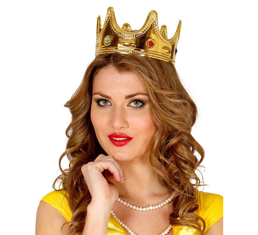 Corona regina o re d'oro