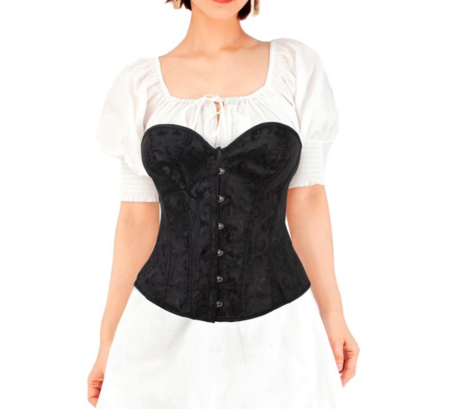 Corset Vintage negro para mujer