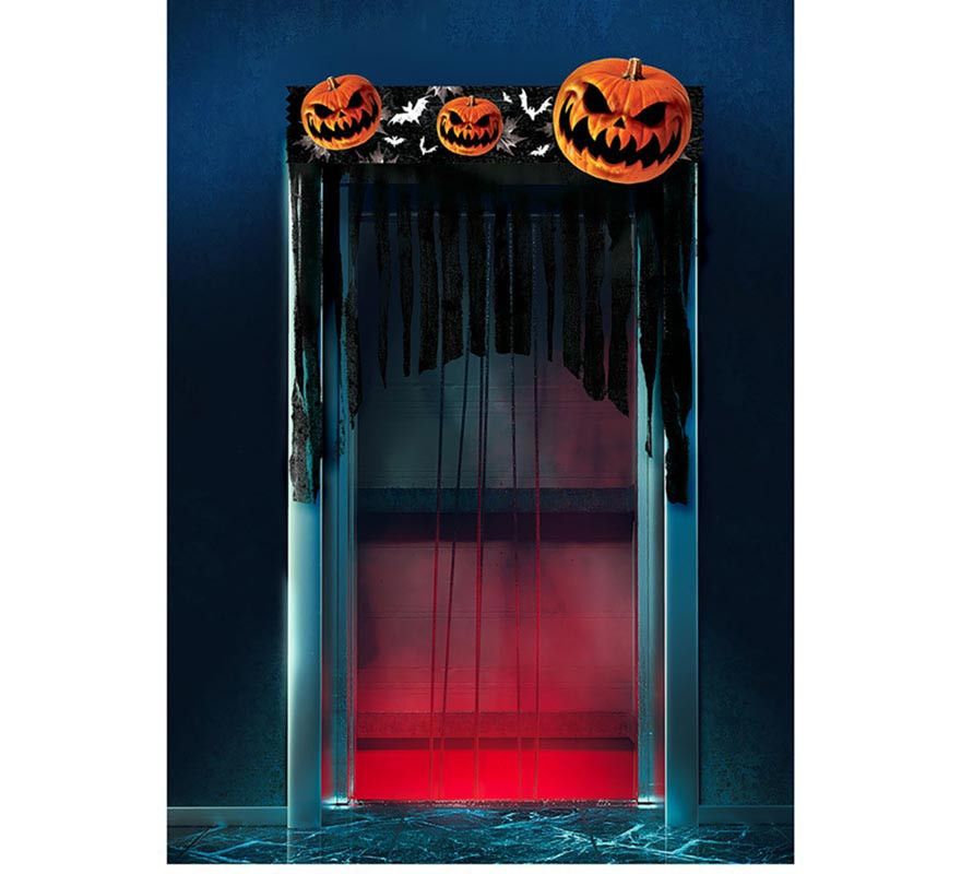 Dark Pumpkins Curtain 90x30 cm